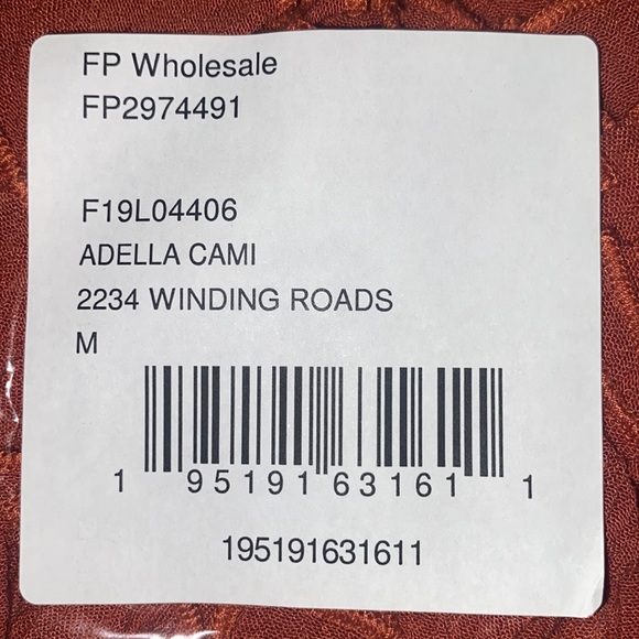 NWT Free People Adella cami - Picture 8 of 9